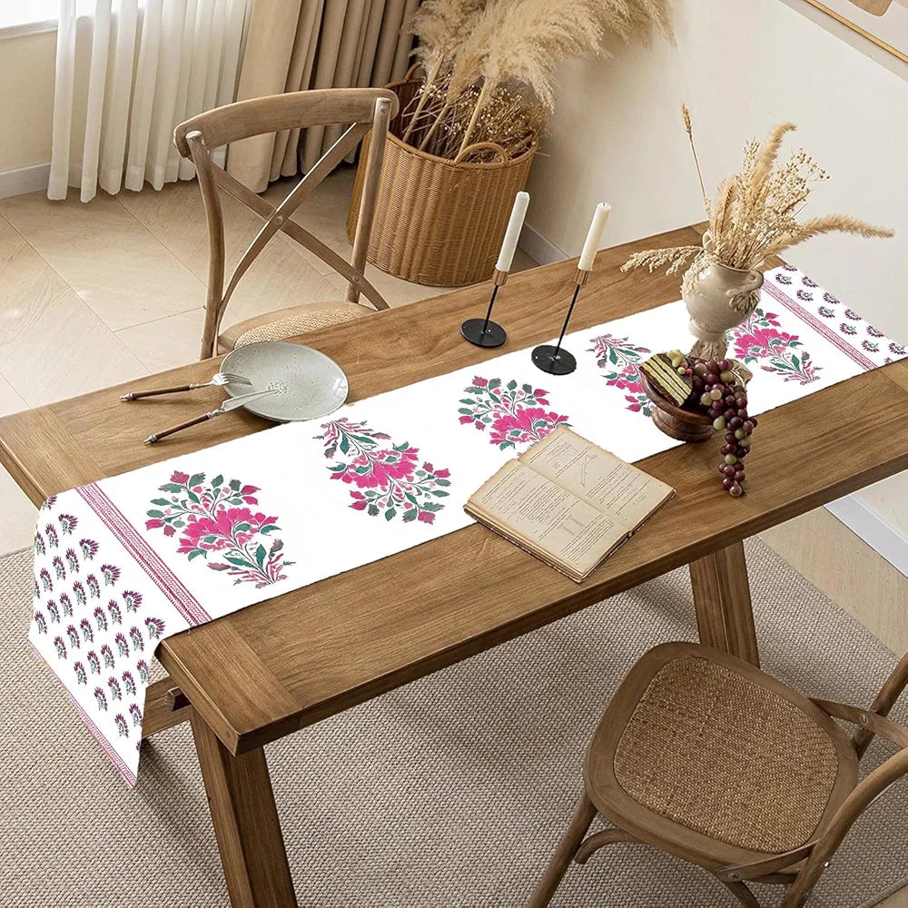 Ishro Home Premium Table Runner – Soft European-Standard Fabric, Elegant Soft Feel, Machine Washable, Timeless Design |